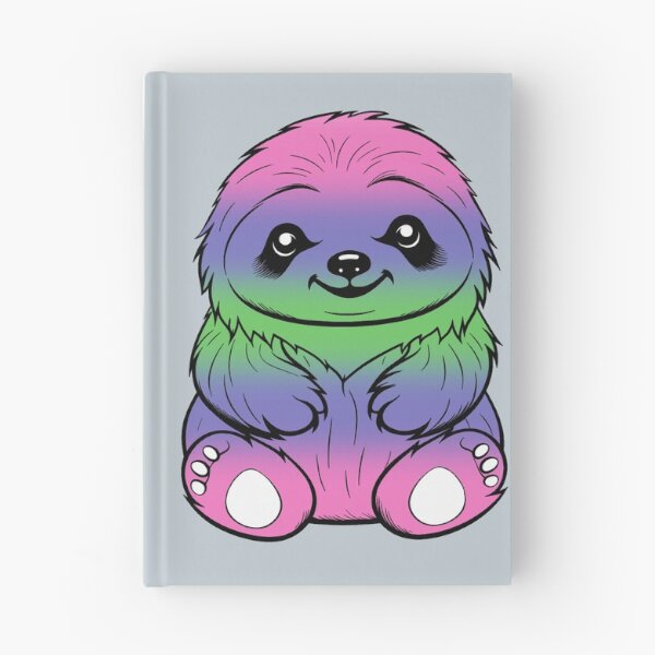 Item preview, Cute Trigender Pride Flag Sloth, Subtle Kawaii Trigender Sloth Design designed and sold by Travelslightly.