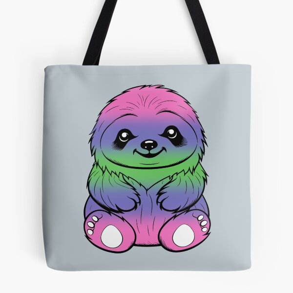Item preview, Cute Trigender Pride Flag Sloth, Subtle Kawaii Trigender Sloth Design designed and sold by Travelslightly.