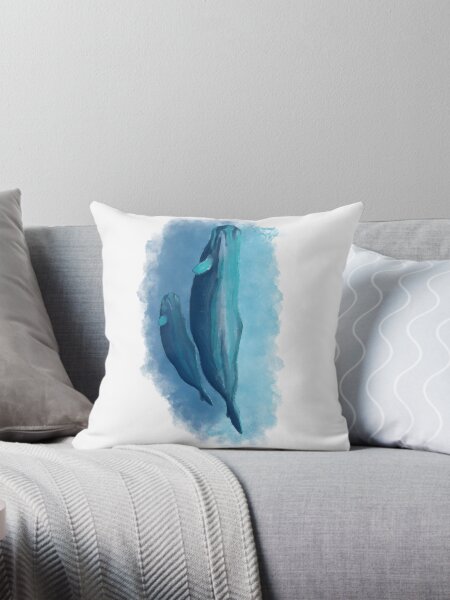 Artikel-Vorschau von Wale Aquarell Kunstdruck, designt und verkauft von CherryFoxDesign.