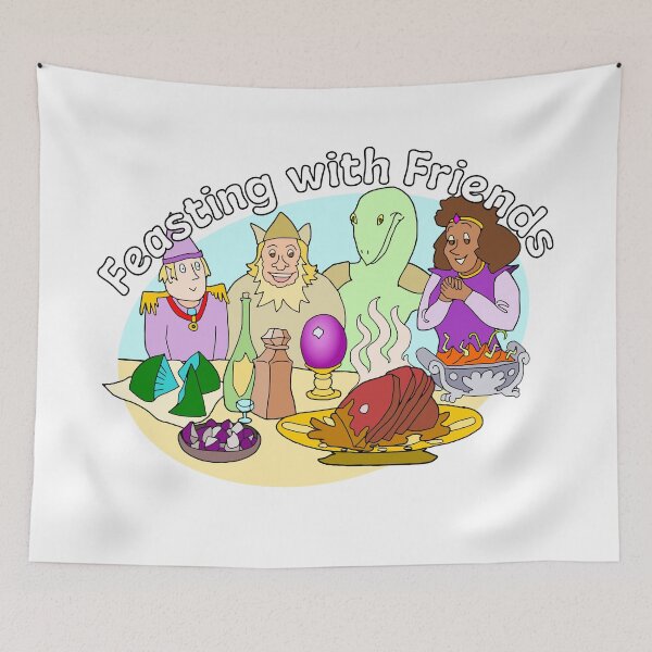 Item preview, Feasting with Friends Tabletop Gaming Dinner Party designed and sold by BrushAndPen.