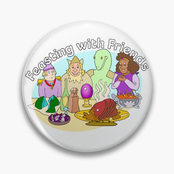 Item preview, Feasting with Friends Tabletop Gaming Dinner Party designed and sold by BrushAndPen.