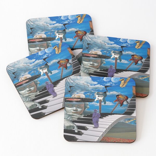 Item preview, Surreal Music Escape Collage	 designed and sold by cuLLaplai.