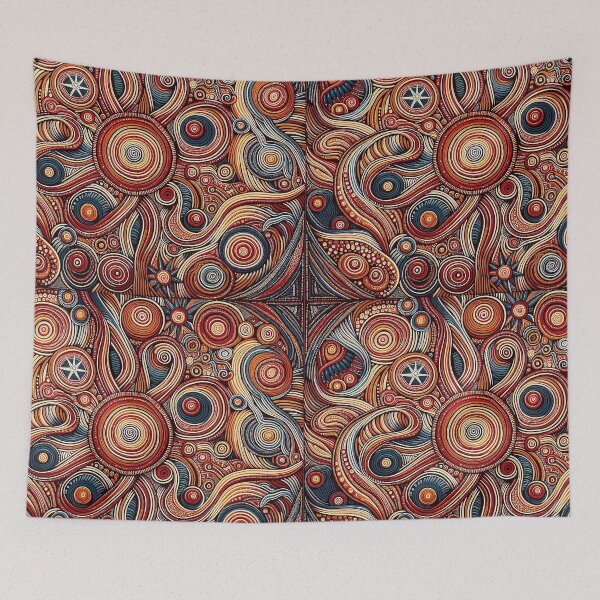Item preview, Australian Aboriginal art Colourful designed and sold by Yellogo.