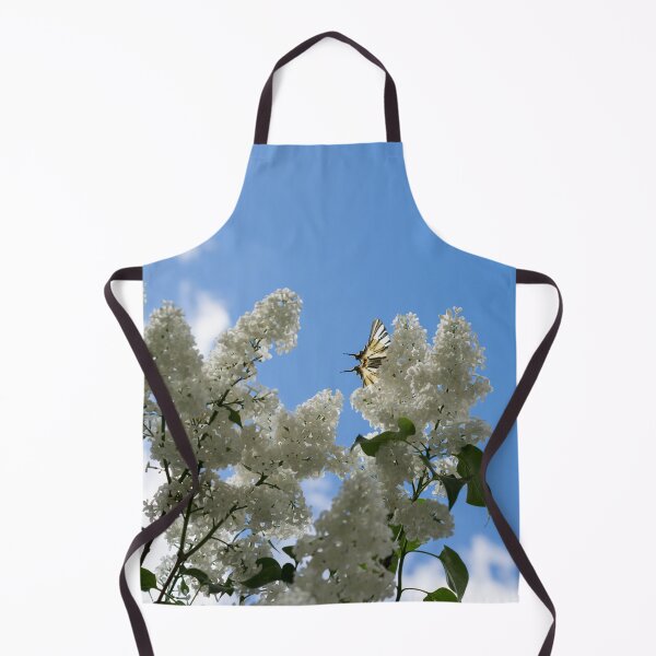Item preview, Swallowtail Butterfly Atop White Lilac in Full Bloom designed and sold by Georgia Mizuleva.