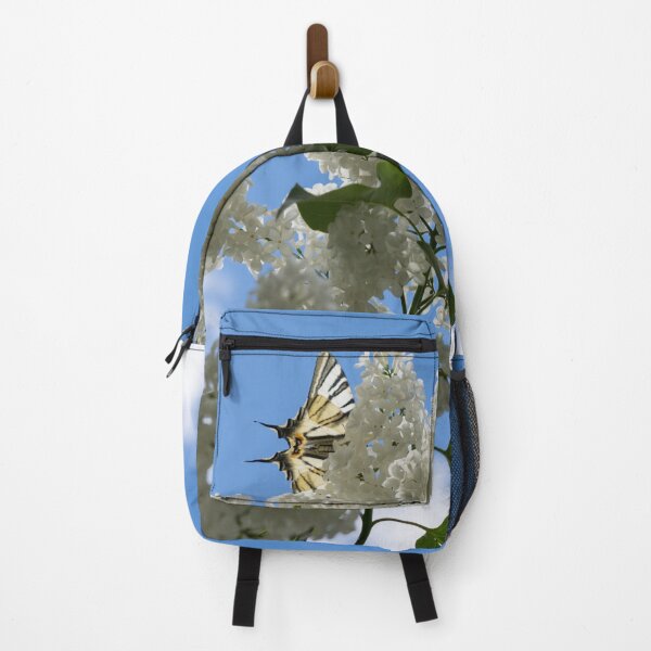 Item preview, Swallowtail Butterfly Atop White Lilac in Full Bloom designed and sold by Georgia Mizuleva.