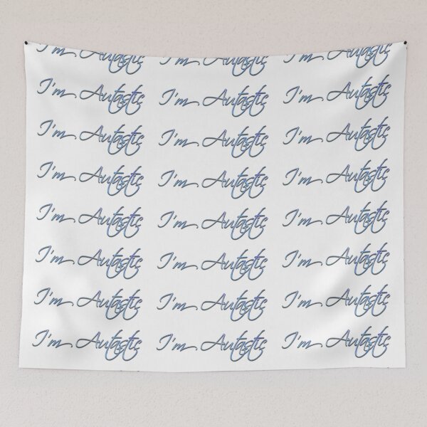 Item preview, "I'm Autastic" Graphic - Blue designed and sold by JadeRyder.