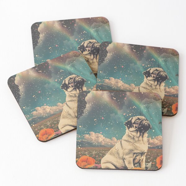 Item preview, Cute Vintage Pug Puppy Graphic Retro Art designed and sold by LVTFCOarts.