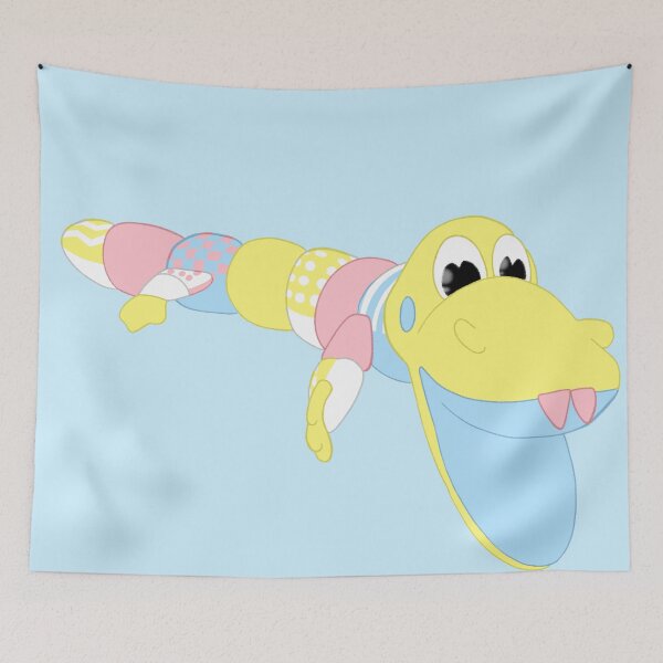 Item preview, Pastel Nostalgic Alligator Toy designed and sold by WolfBunnyWorks.