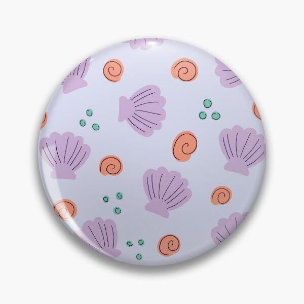 Item preview, Seashells from the beach - Cool tones designed and sold by Illustrated by Nat.