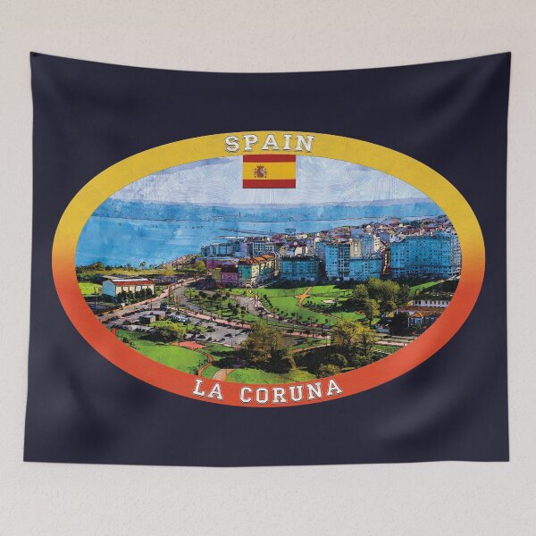 Item preview, La Coruna Spain Travel designed and sold by Thistle-TShop.