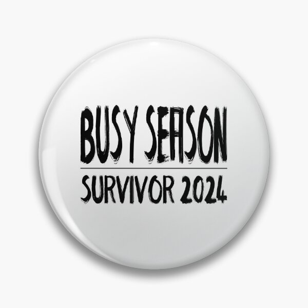Artikelvorschau, Buchhaltung: Busy Season Survivor 2024 entworfen und verkauft von AppreciateThat.