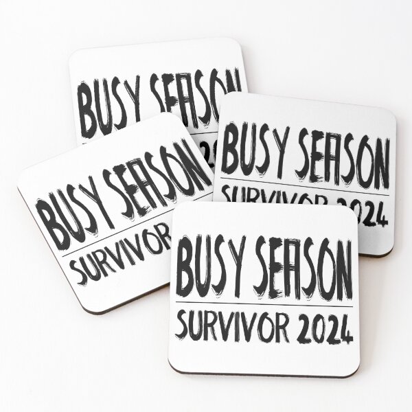 Item preview, Accounting: Busy Season Survivor 2024 designed and sold by AppreciateThat.
