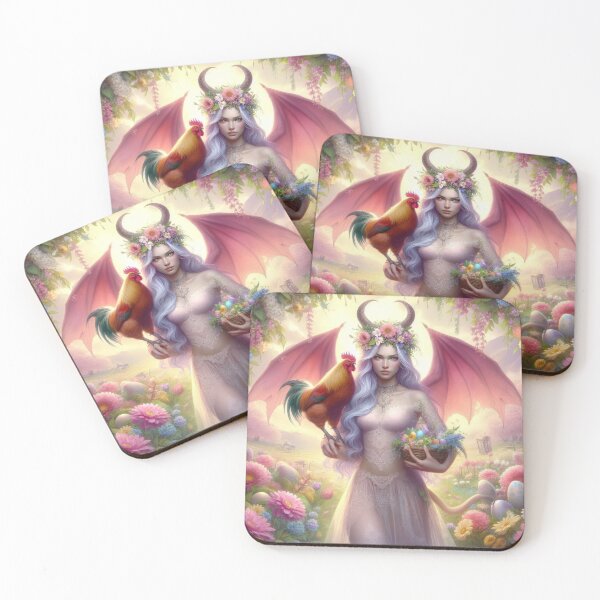 Item preview, beautiful female demon fantasy easter landscape designed and sold by Expressions-Sel.