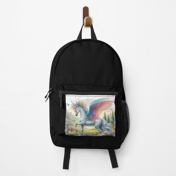 Item preview, Pegasus with flowers fantasy easter landscape designed and sold by Expressions-Sel.