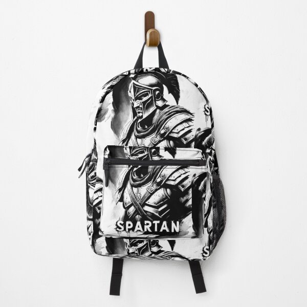 Item preview, Half Body Black and white Spartan warrior. designed and sold by Giulivo Store Graphic.