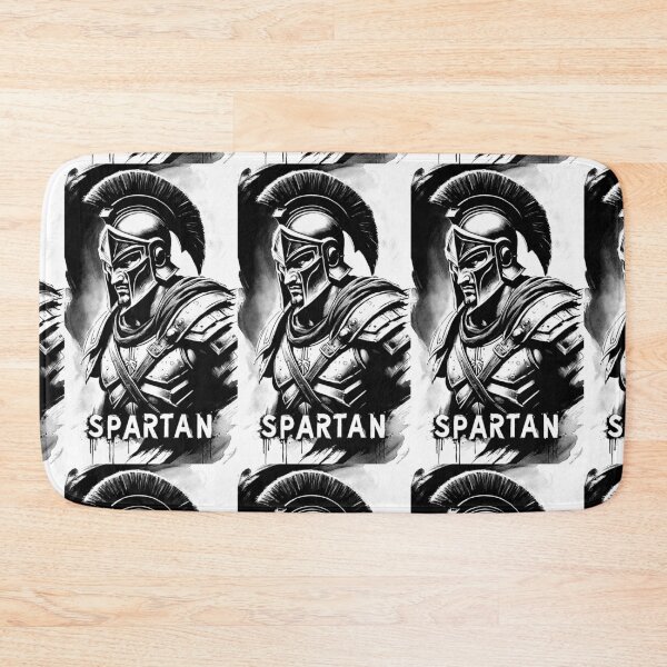 Item preview, Half Body Black and white Spartan warrior. designed and sold by Giulivo Store Graphic.
