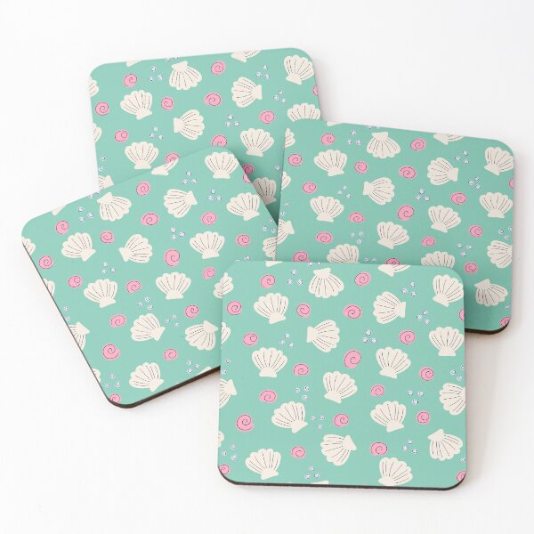 Item preview, Seashells from the beach - Green designed and sold by Illustrated by Nat.
