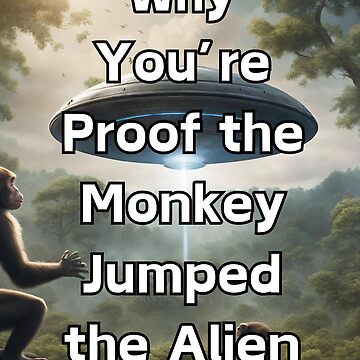 Artwork thumbnail, Fun Fake Book Cover, Monkey Jumped Alien by Kangaboy