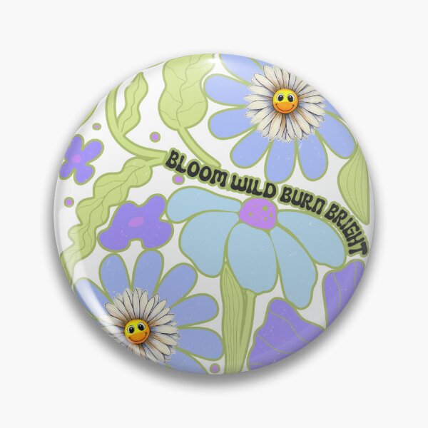 Item preview, Bloom wild burn bright with smiley faced daisies designed and sold by JoyOfHopeStore.