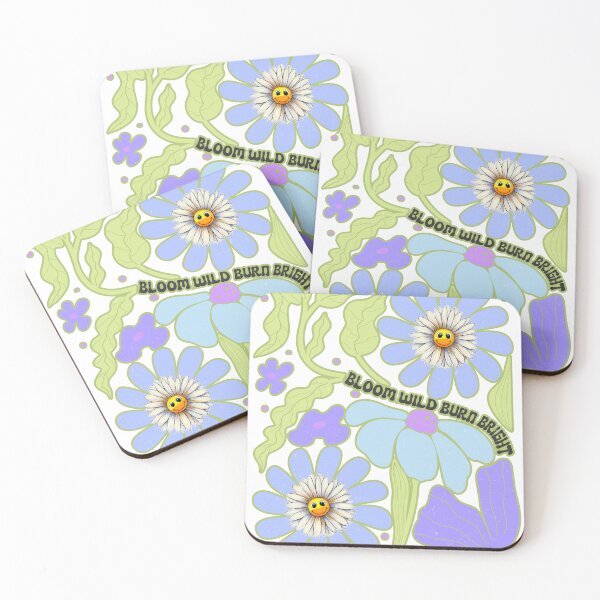 Item preview, Bloom wild burn bright with smiley faced daisies designed and sold by JoyOfHopeStore.