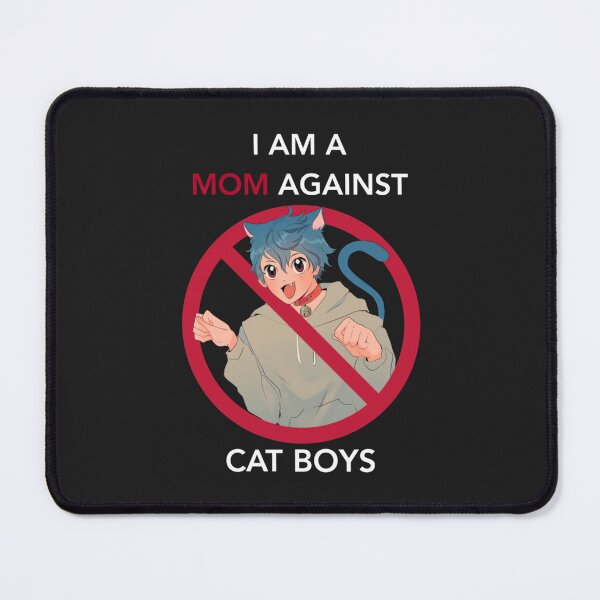 Artikelvorschau, (WEISSER TEXT VERS.) ICH BIN EINE MAMA GEGEN CAT BOYS entworfen und verkauft von j5ceetdjr9bp.
