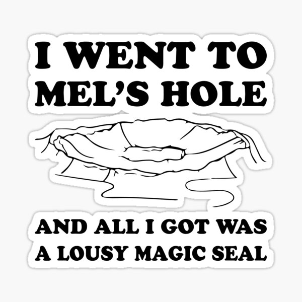 Item preview, Mel's Hole V2 designed and sold by SpaceMikeyTees.