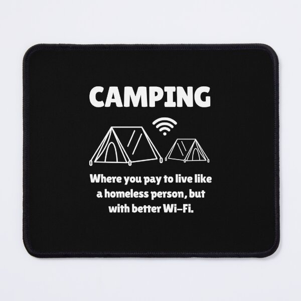 Item preview, Camping funny design typography in adventure designed and sold by Be-Adventurous.