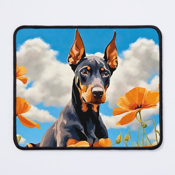 Item preview, California Poppy Doberman Pinscher designed and sold by Fredster1966.