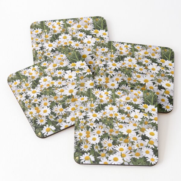 Item preview, Oxeye daisies natural floor carpet designed and sold by insightful-ai.