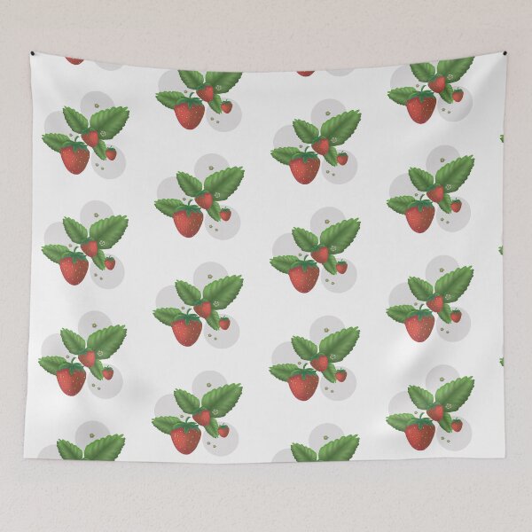 Item preview, strawberries designed and sold by BouiArt.