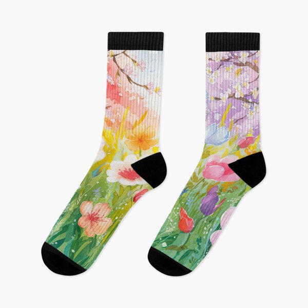 Item preview, colorful sakura and spring flowers  designed and sold by ururuty.
