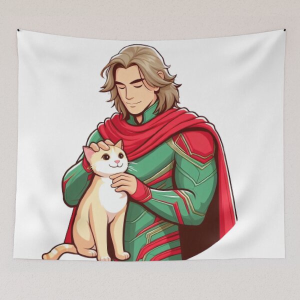 Item preview, Superhero with Cat designed and sold by LoveDesignMania.