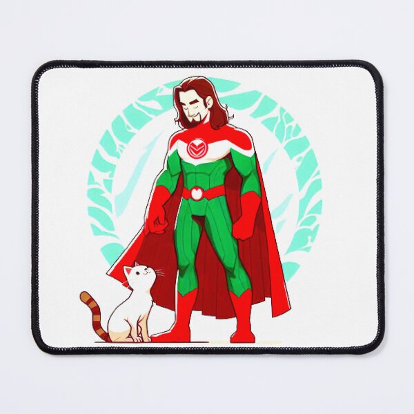 Item preview, Superhero with Cat designed and sold by LoveDesignMania.