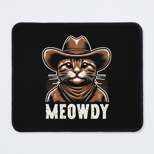 Item preview, Meowdy Cat in Cowboy Hat designed and sold by RareBunny.