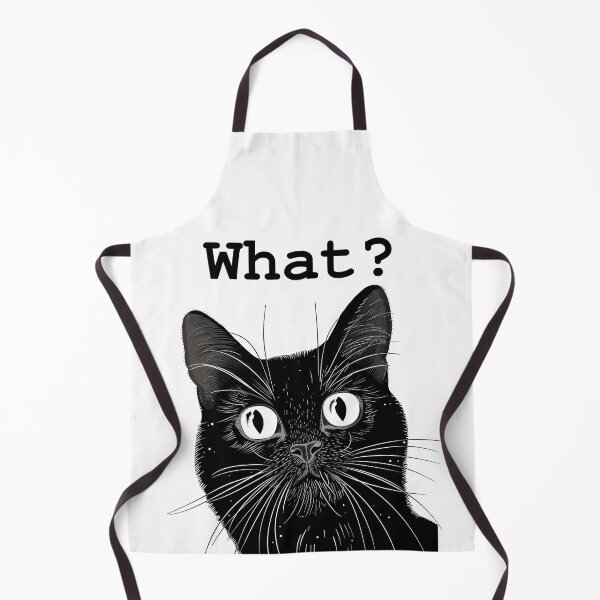 Item preview, What? Black cat with cattitude designed and sold by InkishDelight.