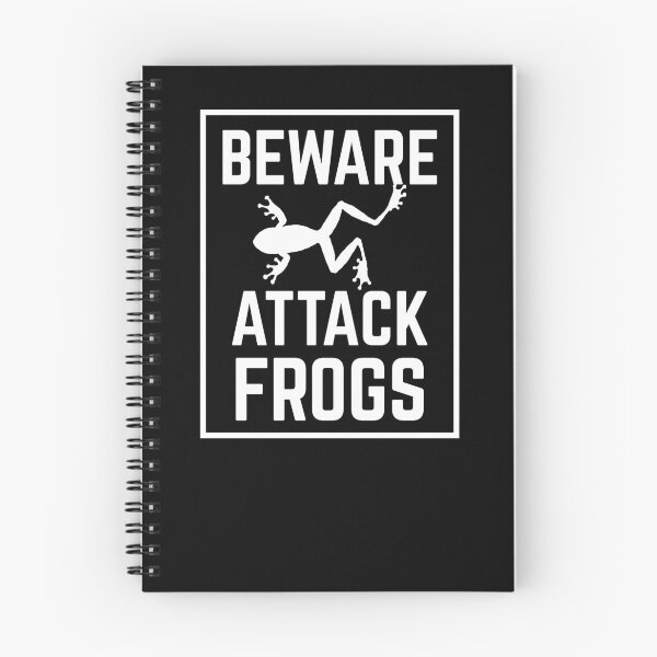 Item preview, BEWARE attack frogs designed and sold by jazzydevil.