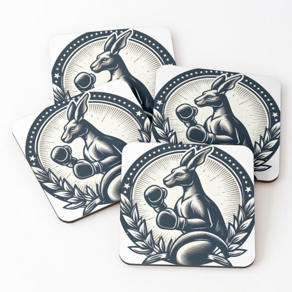Item preview, Boxing Kangaroo Logo Boxing Gym Minimalist  designed and sold by Martial-Art-23.