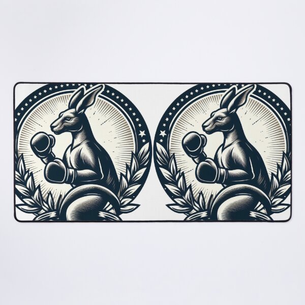 Item preview, Boxing Kangaroo Logo Boxing Gym Minimalist  designed and sold by Martial-Art-23.