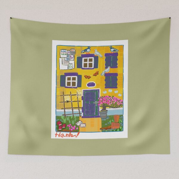 Item preview, Vietnam Hoi An Home Sweet Home Drawing designed and sold by Paper HANk.