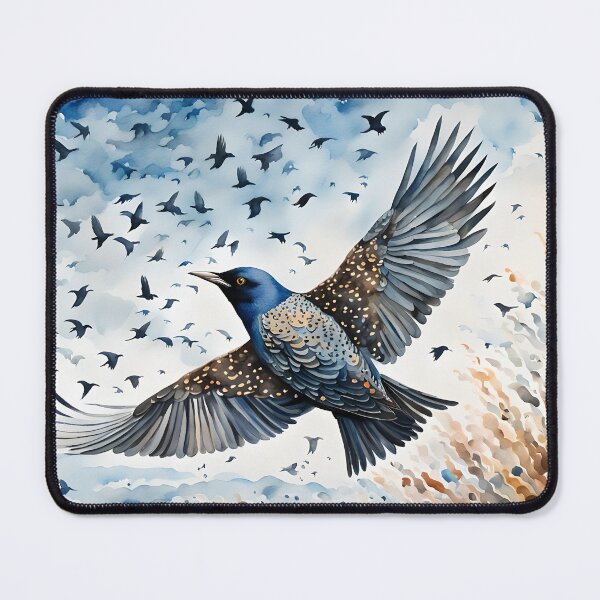 Item preview, Starling in a Murmuration - British Birdlife designed and sold by Country-Artist.