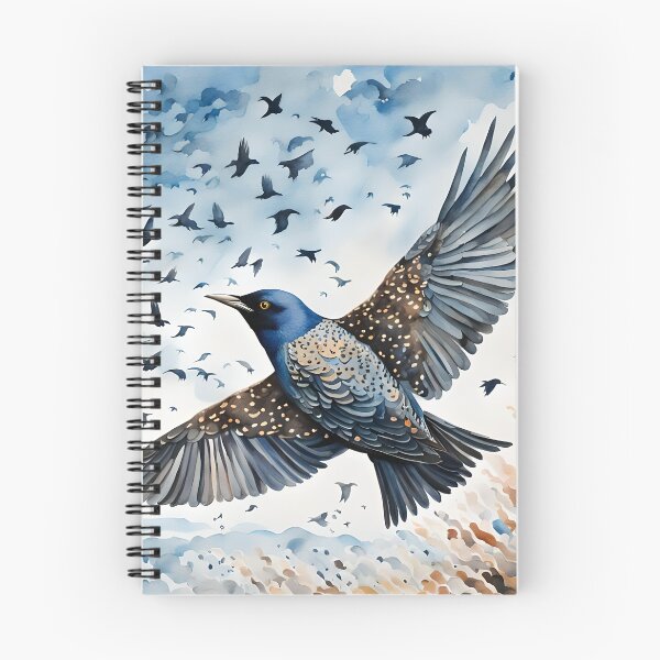 Item preview, Starling in a Murmuration - British Birdlife designed and sold by Country-Artist.