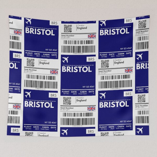 Item preview, Bristol Airplane Boarding pass designed and sold by RoamInk.