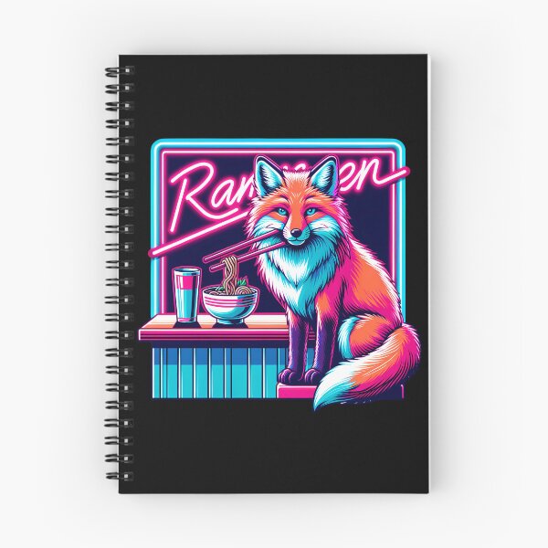 Item preview, Fox Eating Ramen designed and sold by PeelZinc.