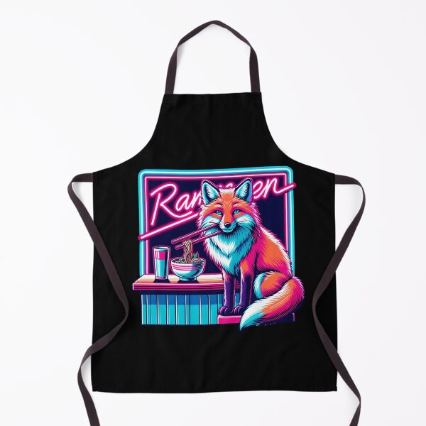 Item preview, Fox Eating Ramen designed and sold by PeelZinc.