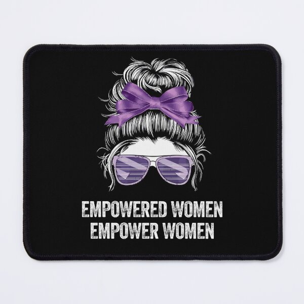 Item preview, EMPOWERED WOMEN lady hairbun confident strong empowering designed and sold by w1ckerman.