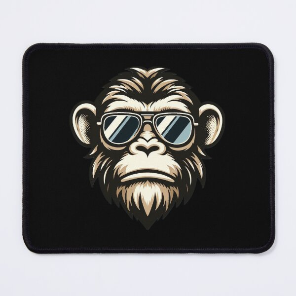 Item preview, Cool Monkey Wearing Sunglasses, Cute Monkey Cliparts, Cute Animals designed and sold by SnuggleSafari.