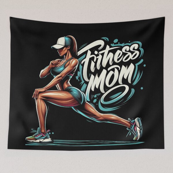 Item preview, Street Art Fitness Mom designed and sold by NEUMANN ArtWear Boutique.