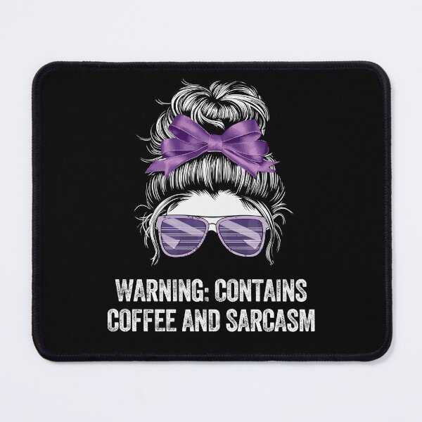 Artikelvorschau, COFFEE SARCASM caffeinated sharp playful stimulation entworfen und verkauft von w1ckerman.