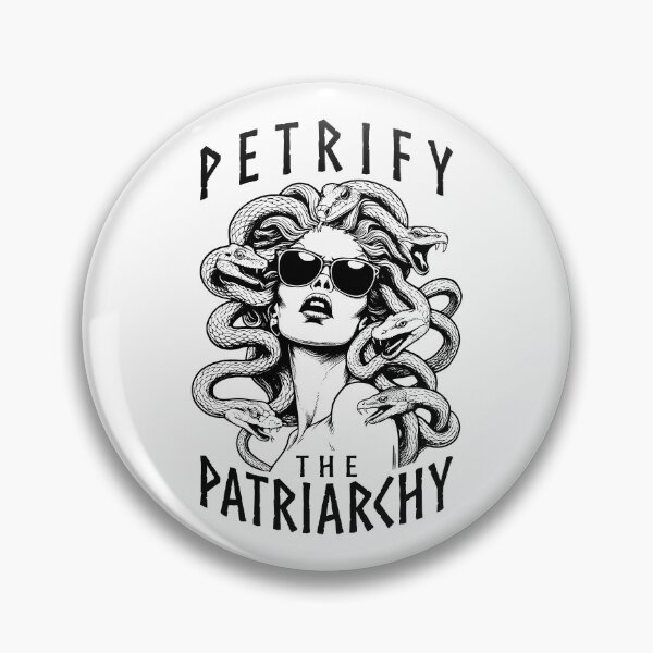 Item preview, Petrify The Patriarchy Feminist Halloween Goth Medusa Witch designed and sold by GrandeDuc.