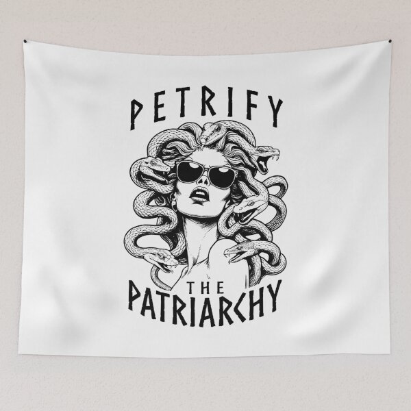 Item preview, Petrify The Patriarchy Feminist Halloween Goth Medusa Witch designed and sold by GrandeDuc.